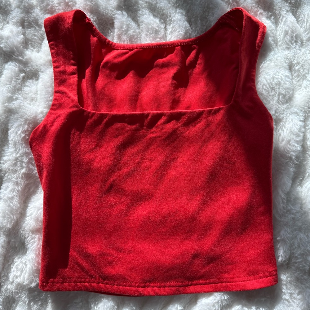 H&M Red Crop Top